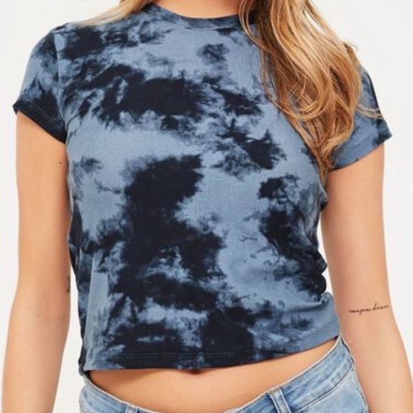 Tie-dye super soft blue t-shirt - Picture 1 of 4